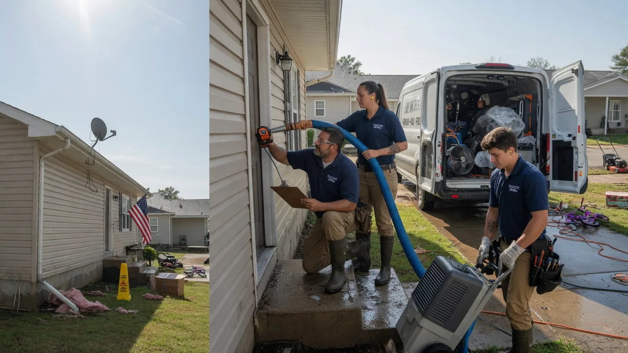 Ceiling Water Damage Restoration in Hamler, OH near me